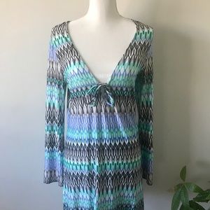 Kenneth Cole Beach Cover Up, Slight Bell Sleeve